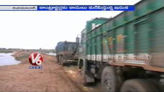 Nizamabad Manjeera river in trouble because of sand mafia screenshot 5