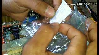 Unboxing Electronics components order on Amazon