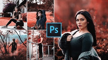 Red Theme Color Grading Effect in Photoshop