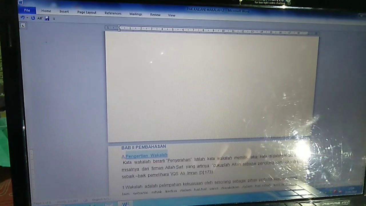 Tutorial cara membuat daftar isi otomatis dan cara membuat tabel di