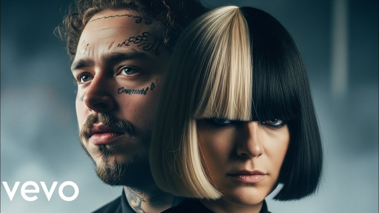 Post Malone ft Sia - You Left Scars, Not Memories(lyrics video)