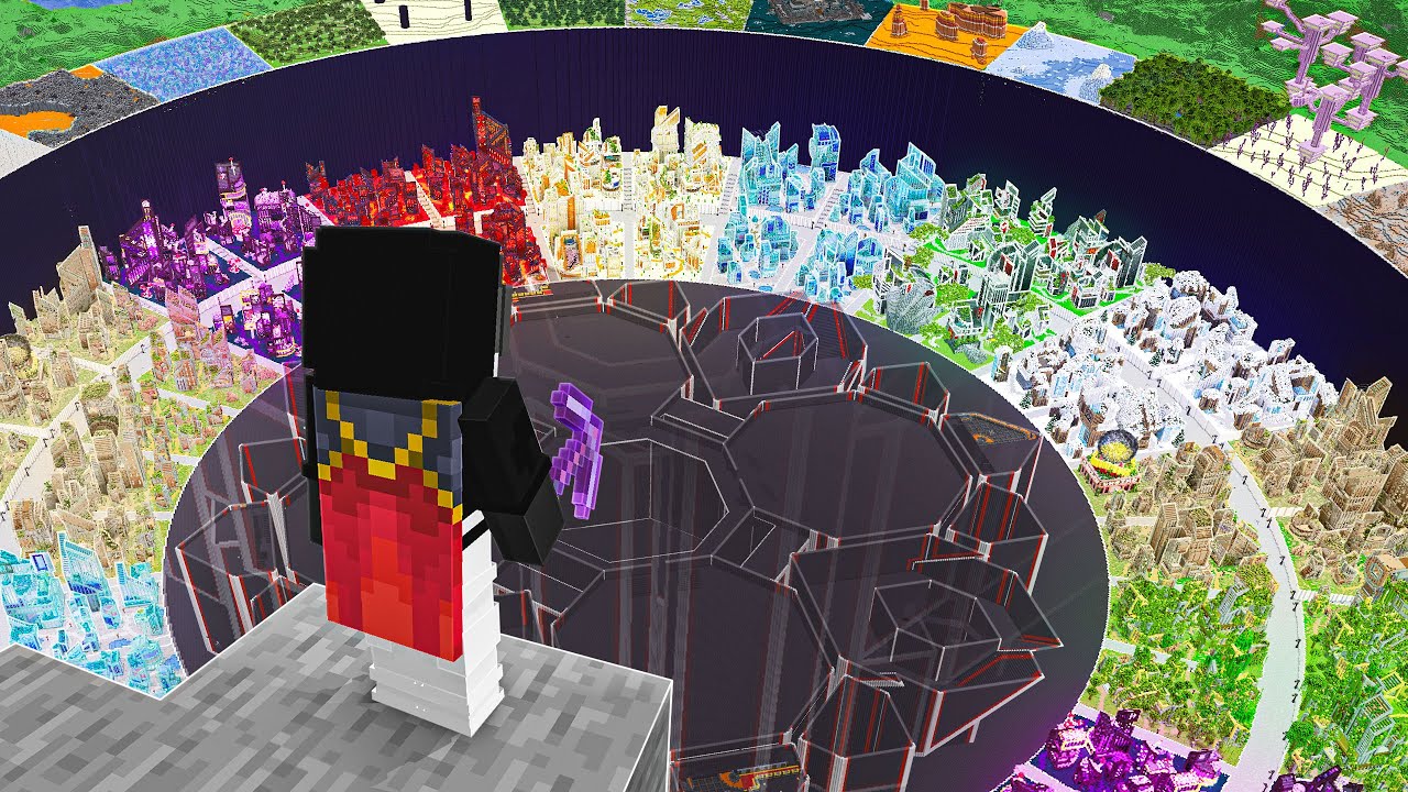 I Built a MEGA CITY in Survival Minecraft! - YouTube