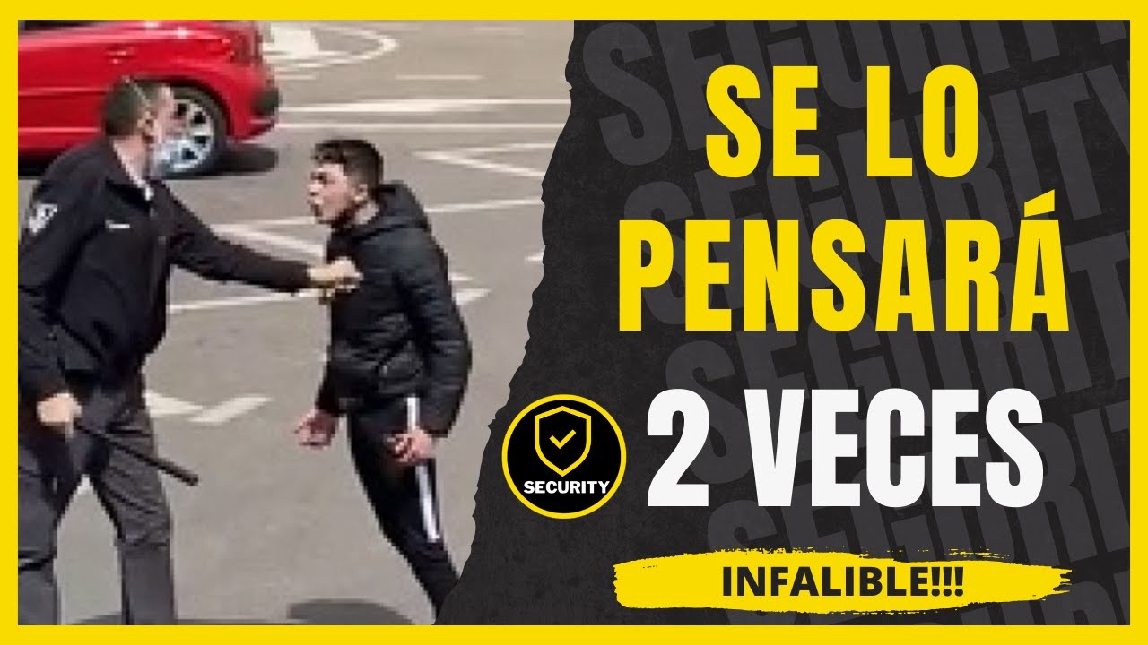 💥AGRESIÓN a VIGILANTE 👮‍♂️¿Cómo EVITARLO?