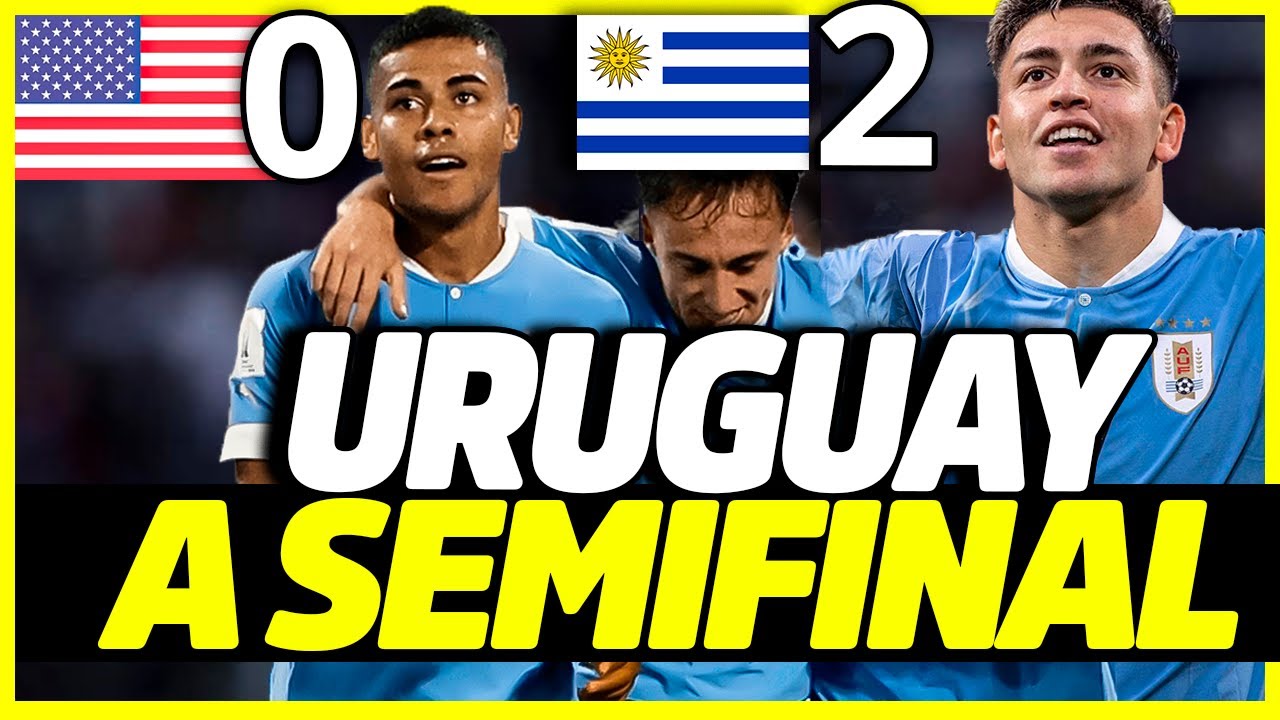 URUGUAY SEMIFINALISTA! Venció a #ESTADOSUNIDOS en el #SUB20