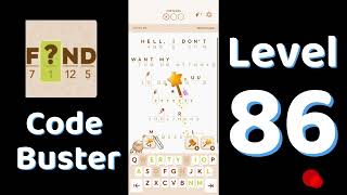 Code Busters Level 86 Walkthrough 🧩 | All Puzzle Solutions| Solutionguruji