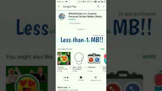 WhatStickers Tutorial and Features  for best WhatsApp sticker app screenshot 1
