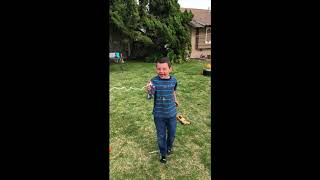 Silly String and Boy