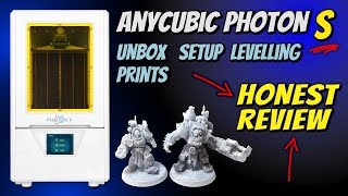 Anycubic Photon S unbox setup levelling print & HONEST review by VOGMAN