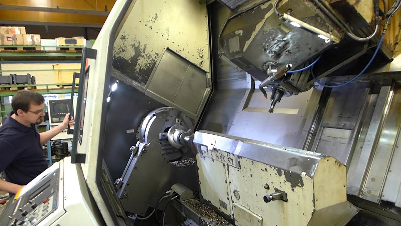 3 – 8 Used WFL MILLTURN M 100 x 5000 mm MACH4METAL For sale - YouTube