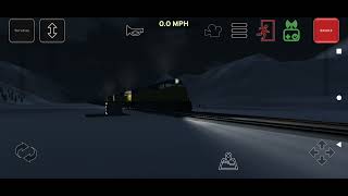 Train Horn honking in Winter Loop In Train And Rail Yard Simulator