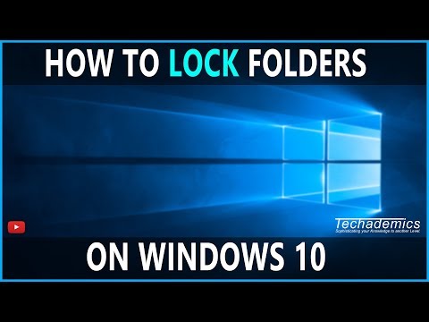 How To Lock A Folder In Computer | How To Create Password For Folder