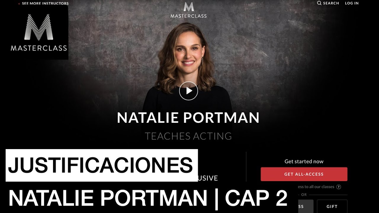 NATALIE PORTMAN consejos 2 en 3 minutos || Masterclass para actores