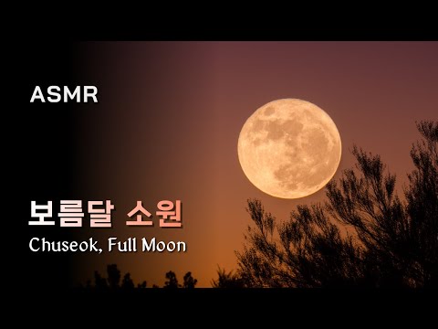 보름달님에게 소원 빌기 동양 판타지 ASMR