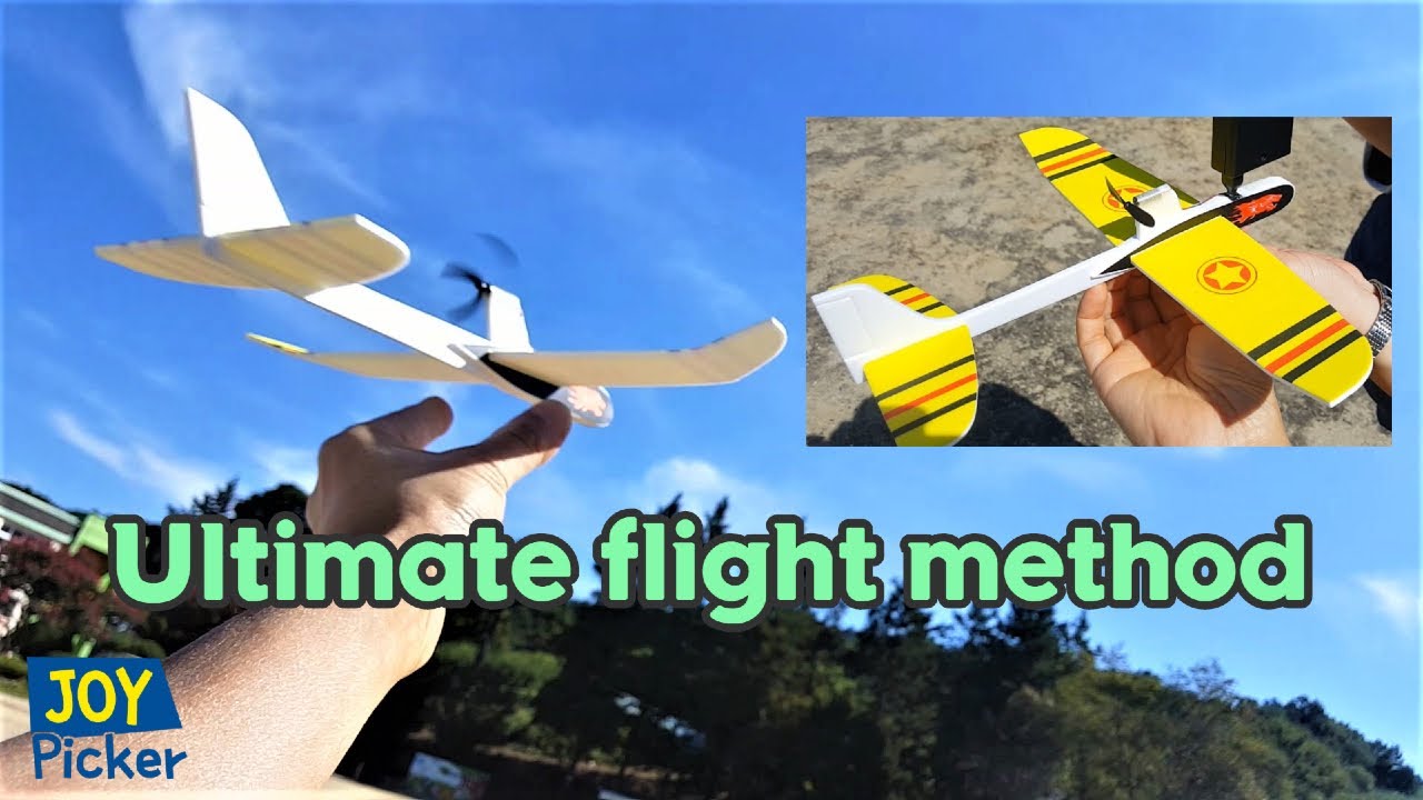 2019 Hot Super Capacitor Electric Hand Throwing Free-flying Glider DIY Airplane 