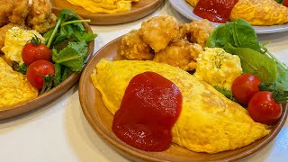 今どきのふわふわオムライスは作れないけど昔ながらのペラペラオムライスならギリイケる