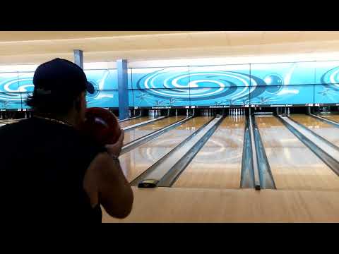 A nice powerful strike at Greenacres Bowl back in 2015.