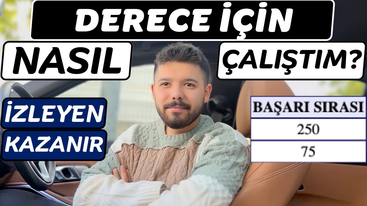 Yanlış Çalışıyorsun! | Sadece Derece İsteyenlere! | En İyi Programı Nasıl Hazırladım? | #yks