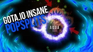 GOTA.IO / *INSANE* Prespsplit "HACKED" POPSPLIT,,One Piece Push!