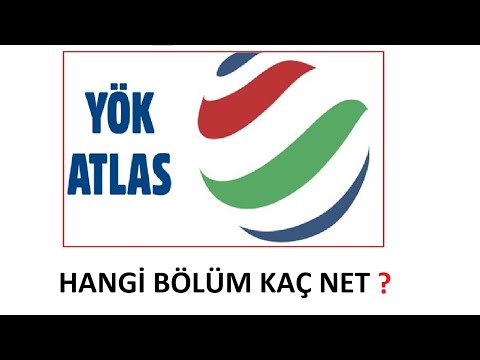 HANGİ BÖLÜME KAÇ NETLE GİDİLİR? -BÖLÜMLERİN PUANLARINA NETLERİNE NERDEN BAKILIR?(YÖK ATLAS TANITIMI)