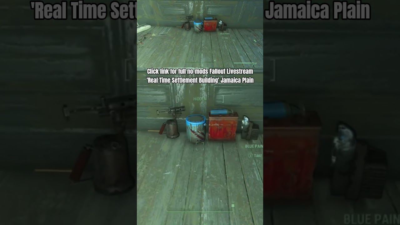 Decorating the Ground at Jamaica Plain 'Real Time Settlement Building' no mods