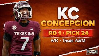 Pick 24: KC Concepcion, WR - Texas A&M | Browns 2026 Draft Class