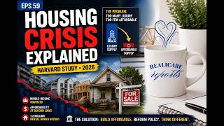 Eps 59 _ Harvard Study Reveals the Real Housing Crisis | It's Not Just Supply | RealiCare Reports