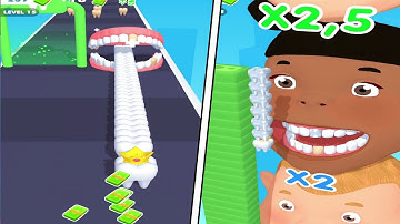 Smile Rush 🦷👩‍🍳 All Levels Gameplay WalkThrough Trailer Android,ios New Game Sr1GP7