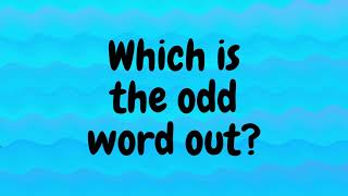 Odd Word Out #34