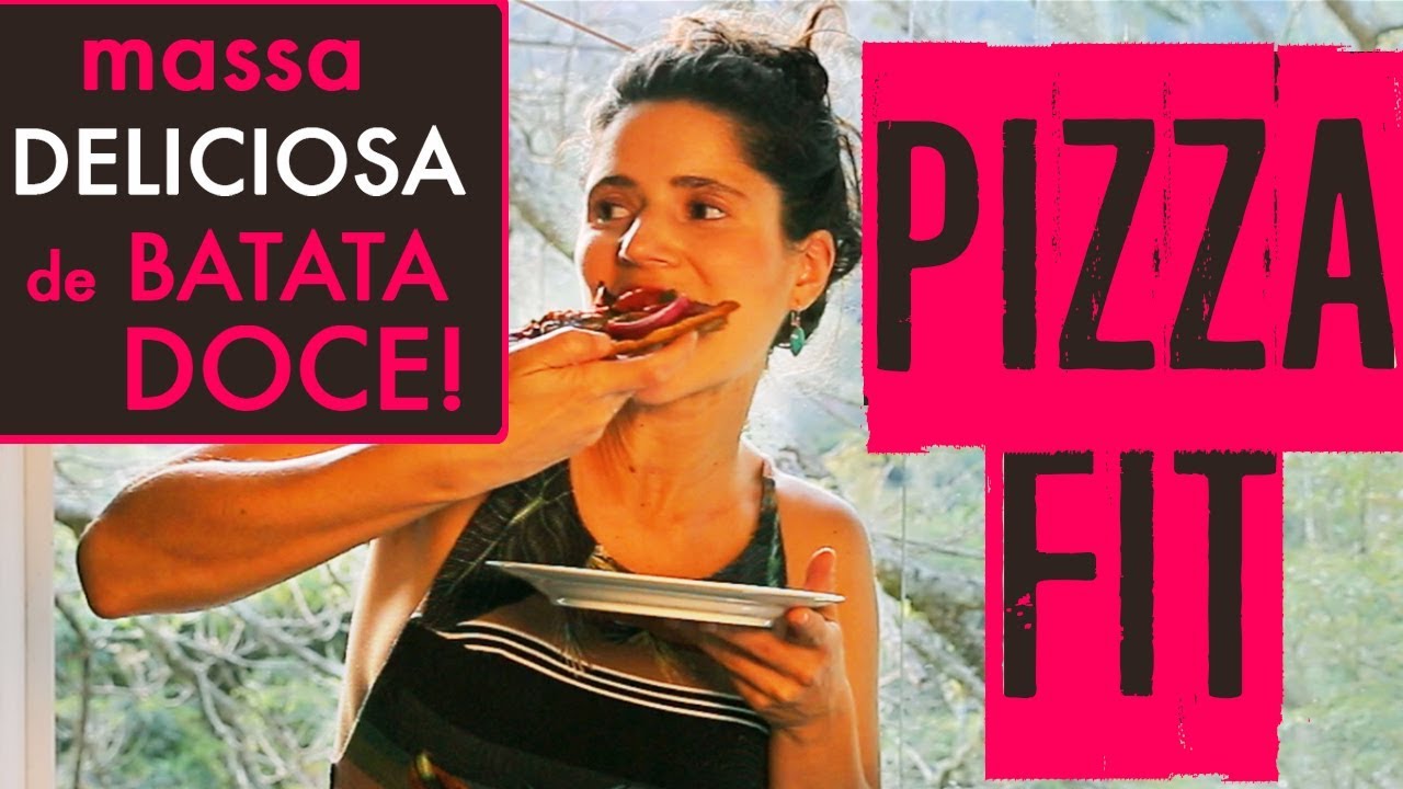 PIZZA FIT DELICIOSA com massa de BATATA DOCE!