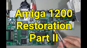 Commodore Amiga 1200 Restoration #2 (moar recapping)