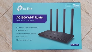Tp-Link Archer C80 Gigabit router - Review and Unboxing