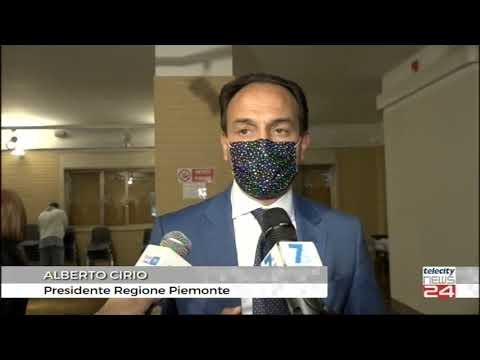 30/04/2021 - Alberto Cirio in visita nell'Alessandrino: il focus sull'ospedale di Tortona
