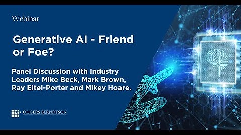Odgers Berndtson Generative AI Webinar - Generative AI Leaders Panel Discussion