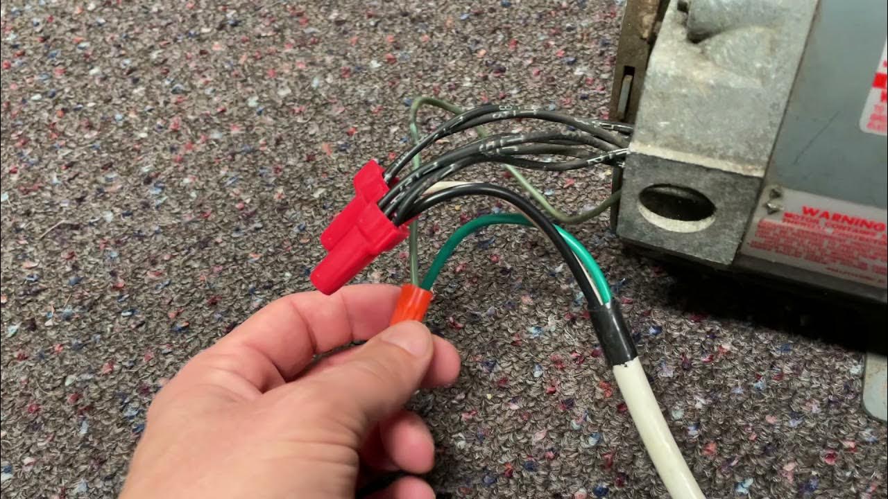 Re-wiring Dayton motor from 230 to 115 vac. - YouTube