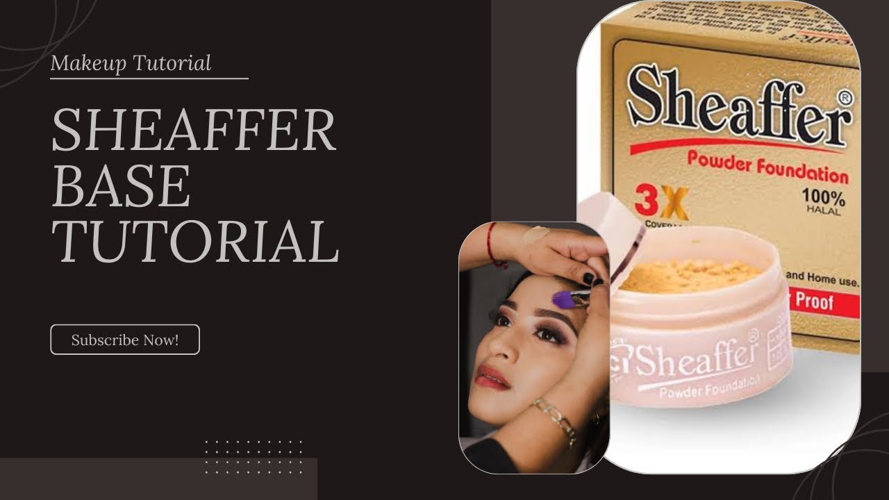 Achieve a flawless look with the new sheaffer foundation base.base tutorial 