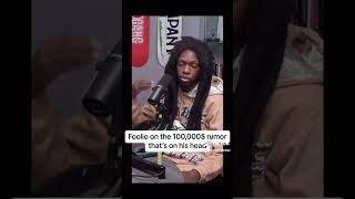 Foolio 100 Thousand Hit On His Head atk  artist rap juliofoolio foolio kta yungeenace