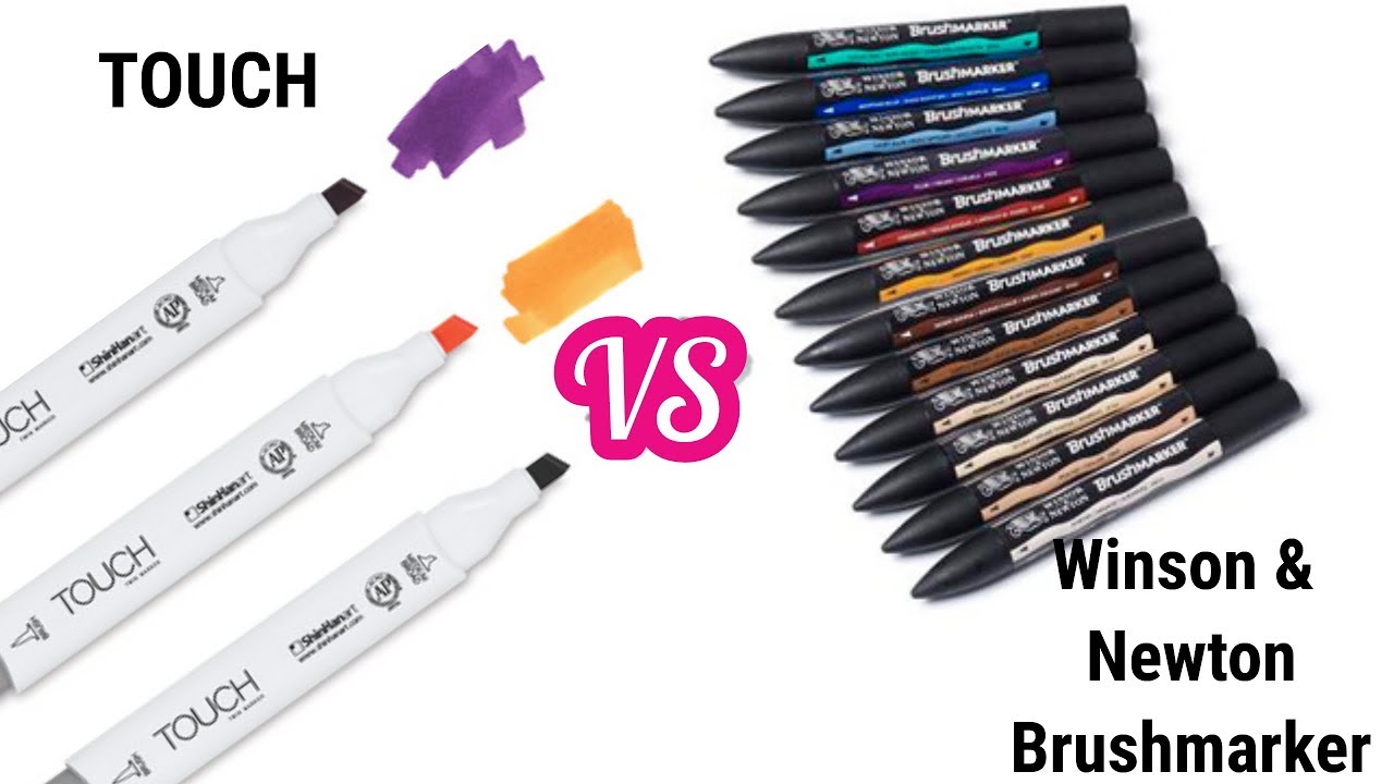 Touch Markers vs Brushmarkers by Winson & Newton