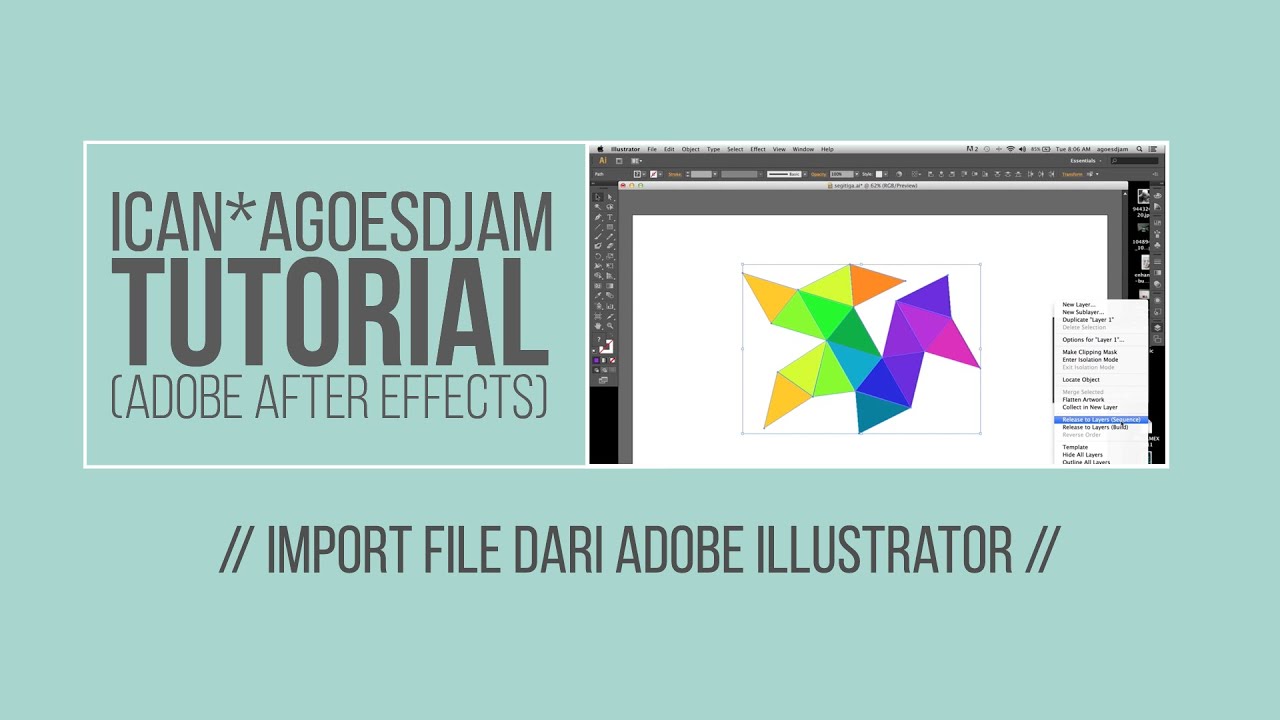 Tutorial Import File Dari Adobe Illustrator After Effects YouTube