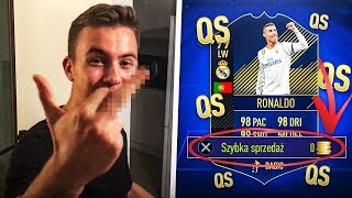 QUICK SELL TOTY RONALDO PRANK! *DAVCZO SIĘ WŚCIEKŁ*