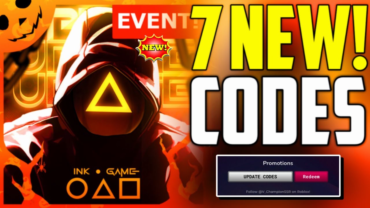 ⚠️New⚠️UPDATE! [CODE]💥INK GAME ROBLOX CODES 2025 - CODES FOR INK GAME ...