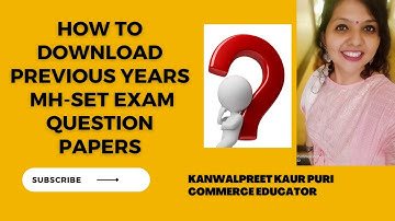 How To Download Previous Year MH-SET Examination Question Papers?