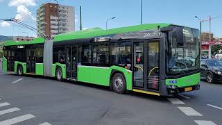 Braşov: str. Poienelor (end-station Roman). Trolleybus nr. 2042, route 7