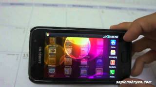 Samsung Galaxy S : Homescreen & Applications Page In Landscape Mode screenshot 5