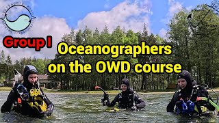 The First Group Oceanographers On The Padi Owd Course Poland Open Water Diver