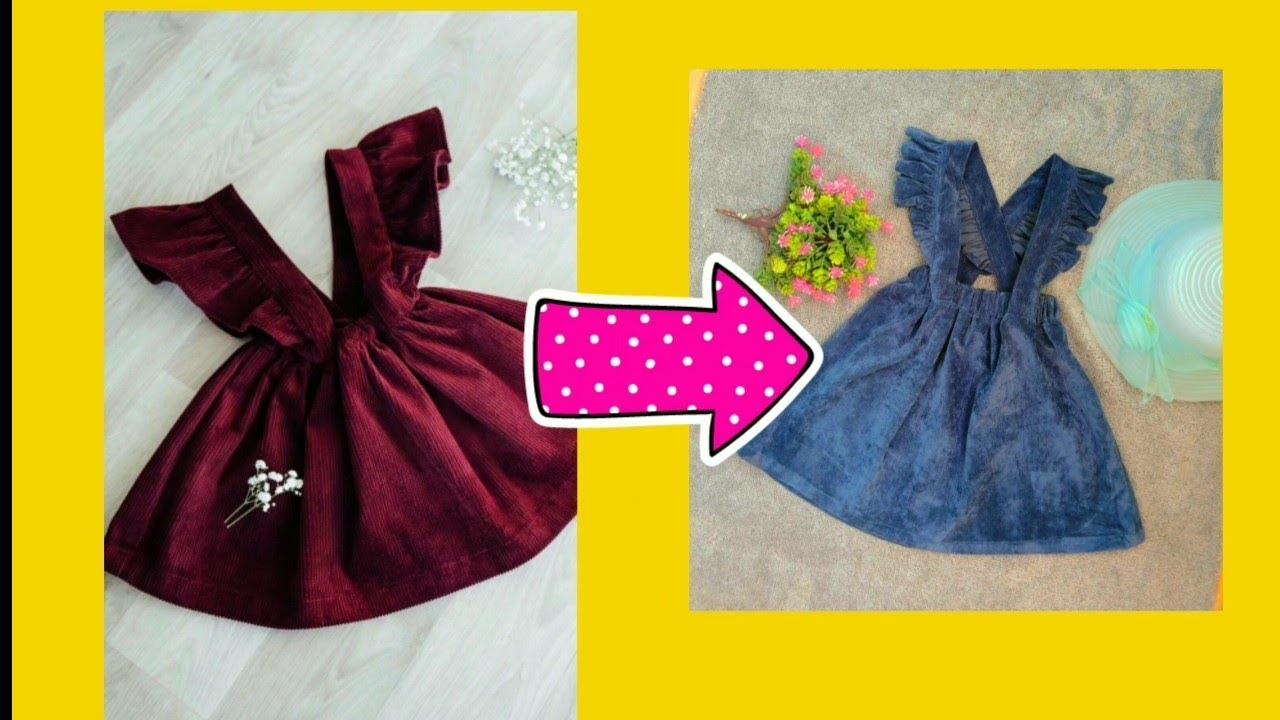 معاكى 30 جنيه⁉️هتخيطي لطفلتك أشيك سالوبيت‼️بدون #باترون✂️#sewing #خياطة