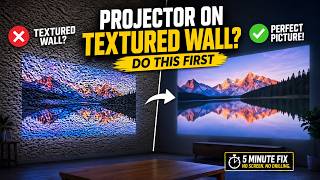 Can You Use a Projector on a Textured Wall? (The Honest Answer)