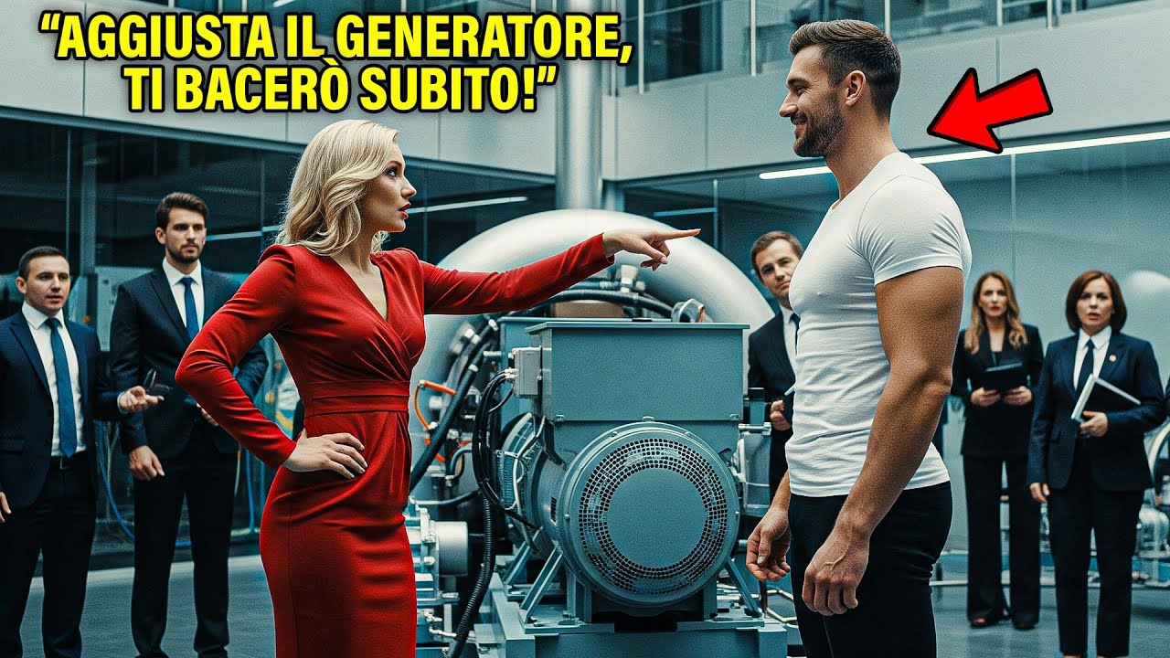 la ceo sfidò il padre single davanti al suo team — “aggiusta il generatore, ti bacerò subito”