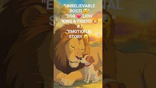 Dog 🐶 Aur Lion 🦁 Ki Anokhi Dosti #youtubegrowth #sco