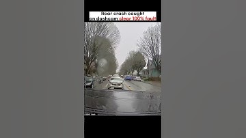What was the driver doing?? #thinkware #dashcam #dashcamvideos #automobile #rear #crash