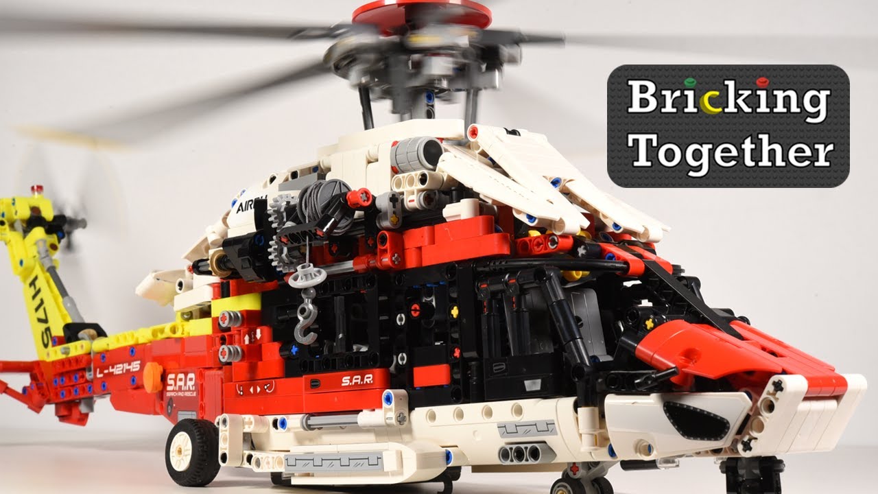 LEGO Airbus H175 Rescue Helicopter 42145 Play Functions and Speed Build